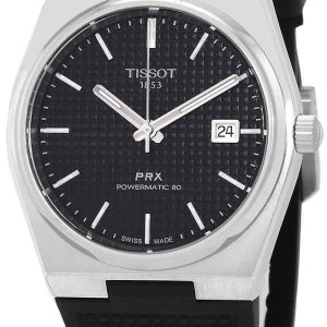 Tissot Herrklocka T137.407.17.051.00 PRX Svart/Gummi ⌀40 mm