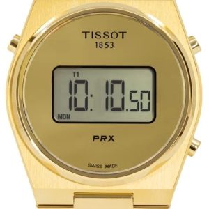 Tissot Herrklocka T137.463.33.020.00 PRX Digital Guldtonad/Guldtonat
