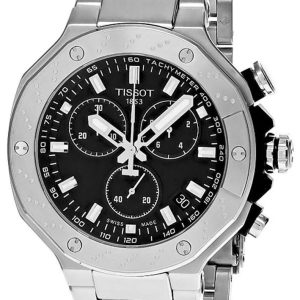 Tissot Herrklocka T141.417.11.051.01 T-Race Svart/Stål Ø45 mm