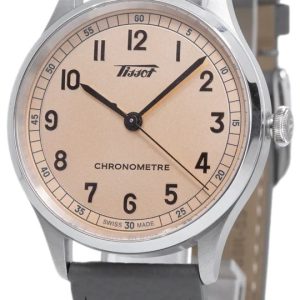 Tissot Herrklocka T142.464.16.332.00 Heritage Röd/Läder Ø39 mm
