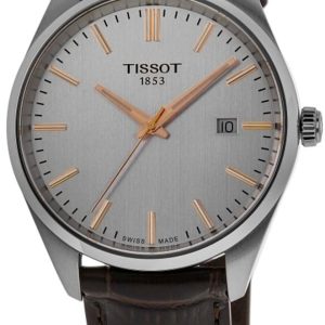 Tissot Herrklocka T150.410.16.031.00 Pr 100 Grå/Läder Ø40 mm