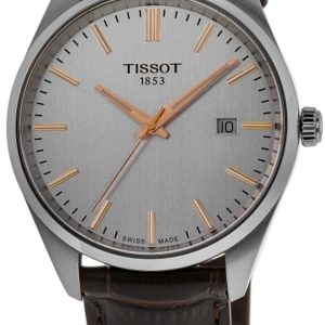 Tissot Herrklocka T150.410.16.031.00 Pr 100 Grå/Läder Ø40 mm