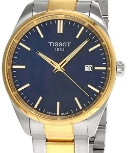 Tissot Herrklocka T150.410.22.041.00 T-Classic Pr 100 Blå/Guldtonat