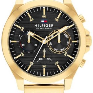 Tommy Hilfiger Herrklocka 1710520 Lance Grå/Gulguldtonat stål Ø46
