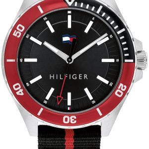 Tommy Hilfiger Herrklocka 1792010 Logan Svart/Textil Ø43 mm