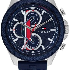 Tommy Hilfiger Herrklocka 1792083 Clark Blå/Gummi Ø46 mm