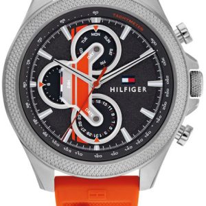 Tommy Hilfiger Herrklocka 1792084 Clark Grå/Gummi Ø46 mm