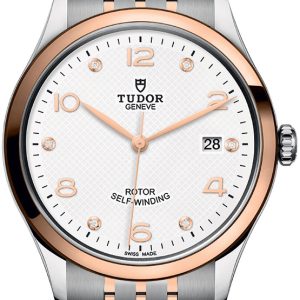 Tudor 1926 M91551-0011 Vit/Roséguldstonat stål Ø39 mm