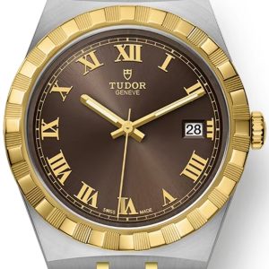 Tudor Herrklocka M28503-0007 Royal Brun/18 karat gult guld Ø38 mm