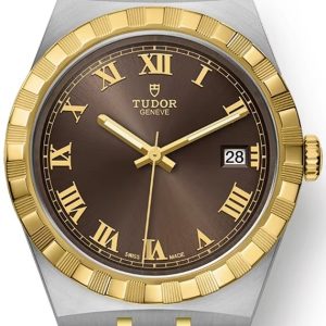 Tudor Herrklocka M28503-0007 Royal Brun/18 karat gult guld Ø38 mm