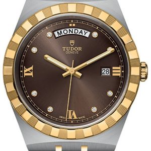 Tudor Herrklocka M28603-0008 Royal Brun/18 karat gult guld Ø41 mm