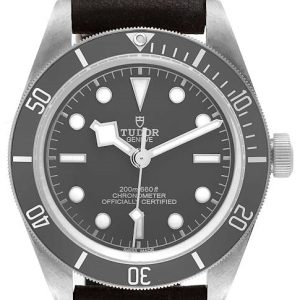 Tudor Herrklocka M79010SG-0001 Black Bay Grå/Läder Ø39 mm