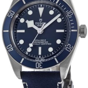Tudor Herrklocka M79030B-0002 Black Bay Blå/Läder Ø39 mm