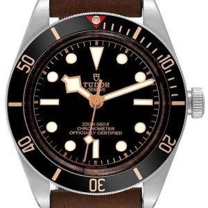 Tudor Herrklocka M79030N-0002 Heritage Svart/Läder Ø39 mm