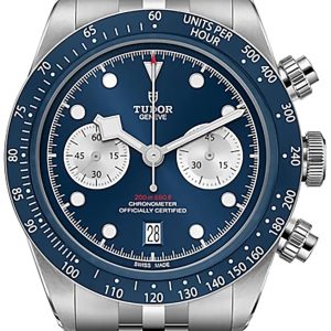 Tudor Herrklocka M79360B-0002 Black Bay Chrono Blå/Stål Ø41 mm