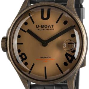 U-Boat 9547 Darkmoon Brun/Gummi ⌀40 mm