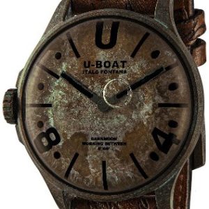 U-Boat Herrklocka 9600 Darkmoon Brun/Läder ⌀44 mm