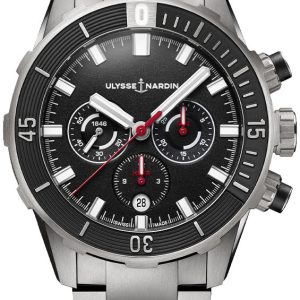 Ulysse Nardin Herrklocka 1503-170-7M-92 Diver Svart/Titan Ø44 mm