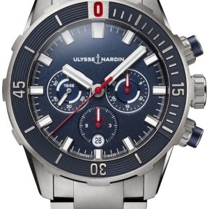 Ulysse Nardin Herrklocka 1503-170-7M-93 Diver Blå/Titan Ø44 mm
