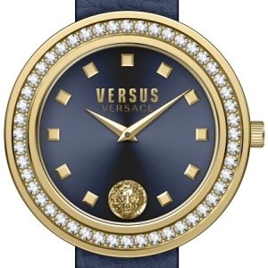 Versus by Versace Damklocka VSPCG1321 Carnaby Street Blå/Läder ⌀39