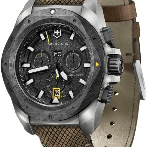 Victorinox Herrklocka 241988.1 I.N.O.X. Svart/Läder Ø43 mm