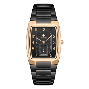 WWOOR Chronolux Black Rose Gold