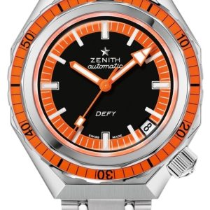 Zenith 03.A3648.670-21.M3648 Defy Revival Svart/Stål ⌀37 mm