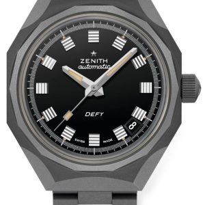 Zenith Herrklocka 97.A3642.670-21.M3642 Defy Revival Svart/Titan Ø37