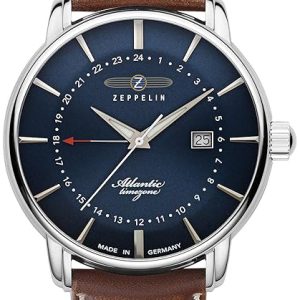Zeppelin Herrklocka 84423 Atlantic Blå/Läder ⌀41 mm