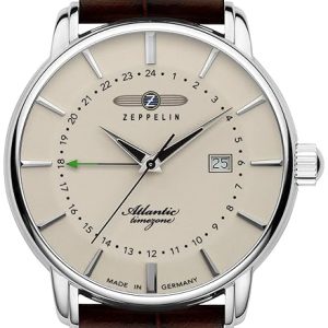 Zeppelin Herrklocka 84425 Atlantic Beige/Läder ⌀41 mm