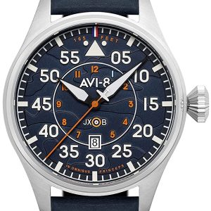 AVI-8 Herrklocka AV-4097-02 Hawker Hurricane Blå/Läder Ø46 mm