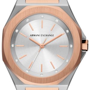 Armani Exchange Damklocka AX4607 Andrea Silverfärgad/Stål Ø34 mm