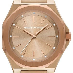 Armani Exchange Damklocka AX4616 Andrea Beige/Stål Ø34 mm