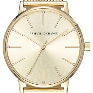 Armani Exchange Damklocka AX5536 Lola Guld/Gulguldtonat stål Ø36 mm