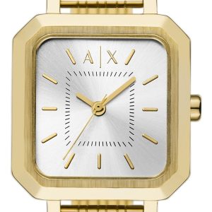 Armani Exchange Damklocka AX5725 Leila Silverfärgad/Gulguldtonat