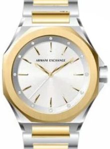 Armani Exchange Damklocka AX7161SET Andrea Silverfärgad/Gulguldtonat