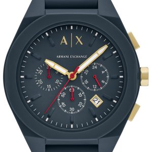 Armani Exchange Herrklocka AX4168 Raphael Blå/Gummi Ø44 mm