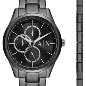 Armani Exchange Herrklocka AX7154SET Dante Svart/Stål Ø42 mm