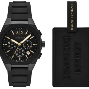 Armani Exchange Herrklocka AX7165SET Raphael Svart/Gummi Ø42 mm