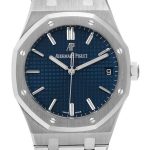 audemars piguet herrklocka 15500st.oo.1220st.01 royal oak blå/stål