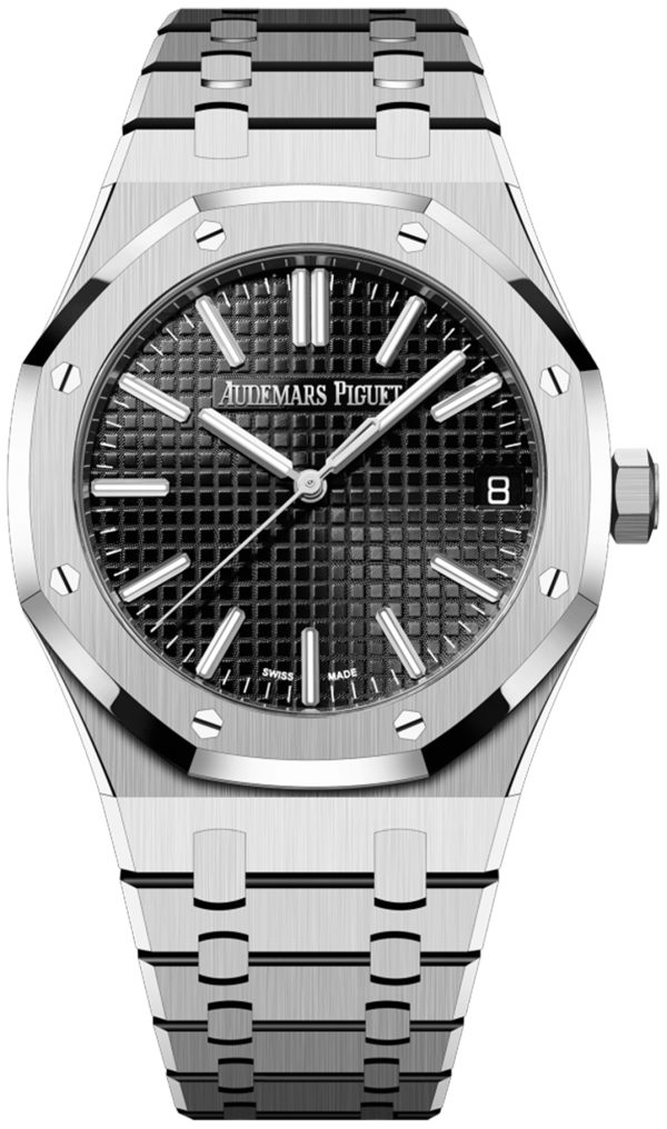 audemars piguet herrklocka 15510st.oo.1320st.02 royal oak svart/stål