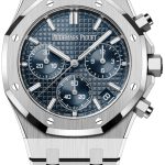 audemars piguet herrklocka 26240st.oo.1320st.01 royal oak blå/stål