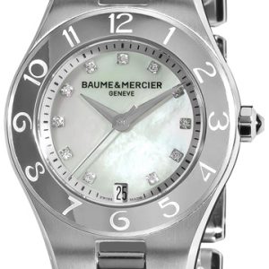 Baume & Mercier Damklocka M0A10011 Linea Vit/Stål Ø27 mm