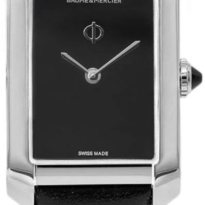 Baume & Mercier Damklocka M0A10760 Svart/Läder