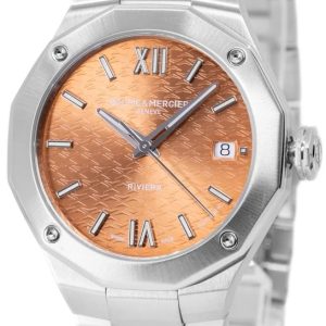 Baume & Mercier Damklocka M0A10764 Roséguldstonad/Stål Ø36 mm
