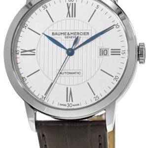 Baume & Mercier Herrklocka M0A10214 Classima Silverfärgad/Läder