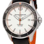 baume & mercier herrklocka m0a10337 clifton vit/läder ø42 mm