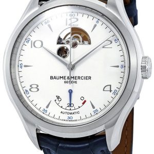 Baume & Mercier Herrklocka M0A10448 Clifton Vit/Läder Ø43 mm