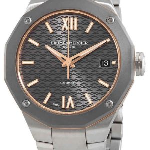 Baume & Mercier Herrklocka M0A10661 Riviera Grå/Stål Ø36 mm