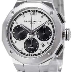 Baume & Mercier Herrklocka M0A10827 Riviera Vit/Stål Ø41 mm